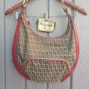 Fendi bag and coin pouch